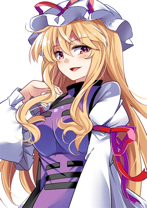 Yakumo Yukari Touhou Drawn By Eo Danbooru