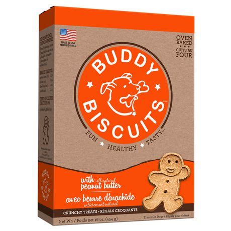 The ingredients are supposed to calm the dog down naturally. Buddy Biscuits Crunchy Treats with Peanut Butter | Walmart ...