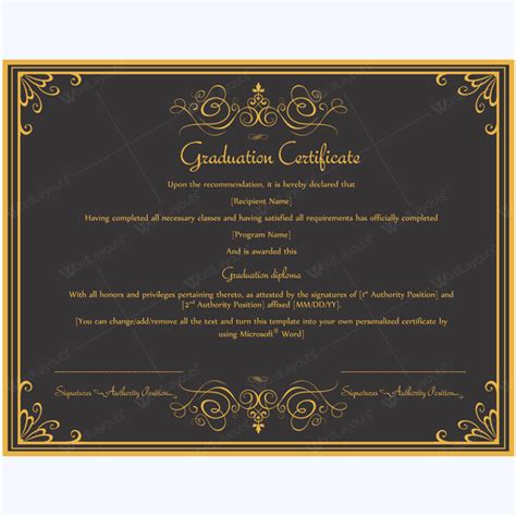 89 Elegant Award Certificates For Business And School Events