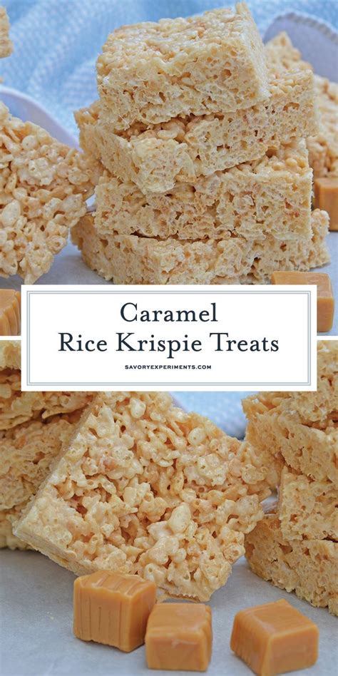 Caramel Rice Krispie Treats Are A New Twist On An Old