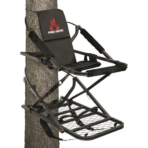 You can as well enjoy a comfortable transit as the seat and foot rest affords you this. Primal Tree Stands Vulcan Climbing Tree Stand - 698719 ...