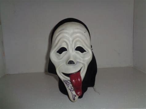 Dave Sheridan Signed Scream Scary Movie Tongue Mask With Coa Doofy Ebay