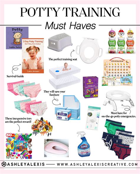 Potty Training Must Haves • Ashley Alexis Creative