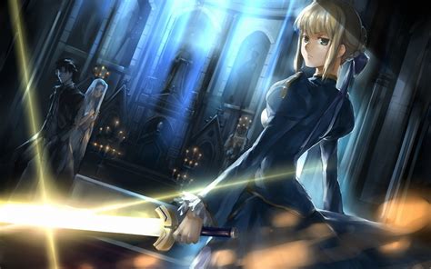 Free Download Fate Stay Night Armor Blonde Hair Dress Logo Long Hair