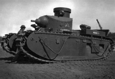 American Interwar Medium Tank T1e1 In The 67th Infantry Company Armed