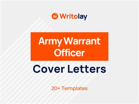 Army Warrant Officer Cover Letter Examples And Tips Writolay