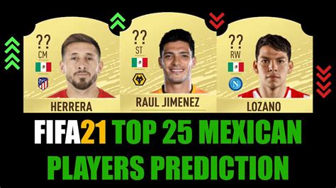 See their stats, skillmoves, celebrations, traits and more. FIFA 21 | TOP 25 MEXICAN PLAYERS RATING PREDICTION | W ...