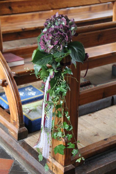 Natalie Horner Church Wedding Flowers Pew Ends Wedding Flowers Blog