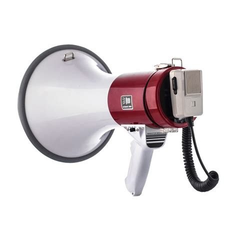 Um Audio 50w Powerful Siren Megaphone With Handy Microphone Portable Pa