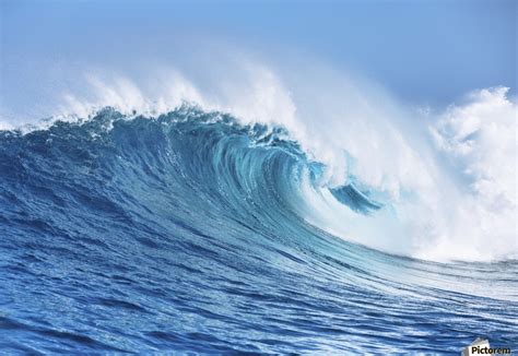 Large Powerful Ocean Wave Pacificstock