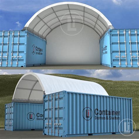 Import quality container shelter supplied by experienced manufacturers at global sources. 20ft Container Shelter 6m x 6m with Back Panel - Container ...