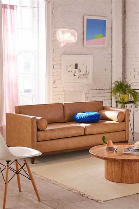 These hacks are game changing. Piper Petite Recycled Leather Sofa | Urban Outfitters