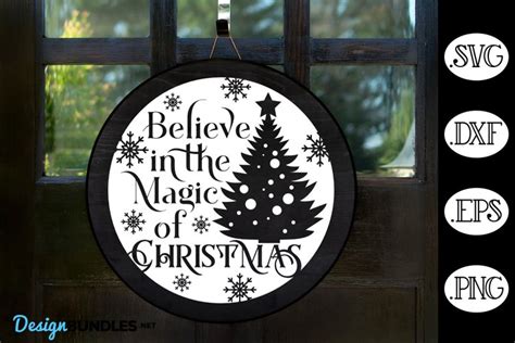 Believe In The Magic Of Christmas Svg Christmas Svg