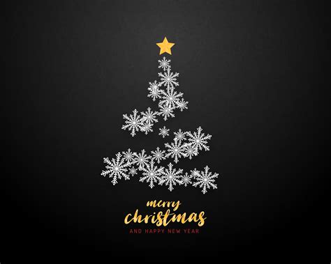 Merry Christmas and Happy new year greeting card in paper cut style