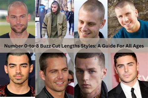Number 0 To 8 Buzz Cut Lengths Styles A Guide For All Ages