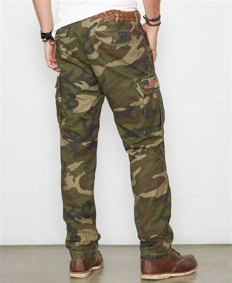 Denim And Supply Ralph Lauren Camo Cargo Pants In Military Camo Green For Men Lyst