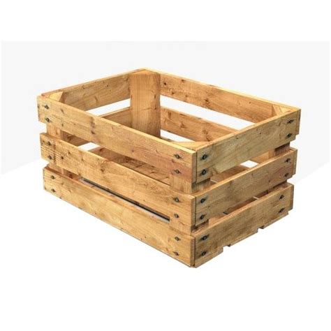 Rectangular Wooden Fruit Crate S Kumar Timbers Id 17785028862