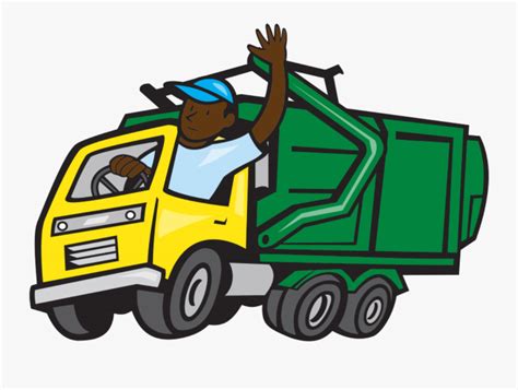 Macs Moving Rubbish Removal Services Cartoon Garbage Truck Free