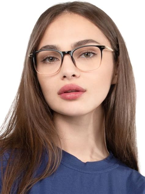 Unisex Full Frame Mixed Material Eyeglasses Womens Glasses Frames Glasses For Face Shape