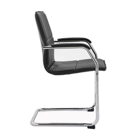 Many stackable chairs are simply used for guest, breakroom or lobby seating while others are used solely for meetings and events and then stored after the event. Essen stackable meeting room cantilever chair - black faux ...