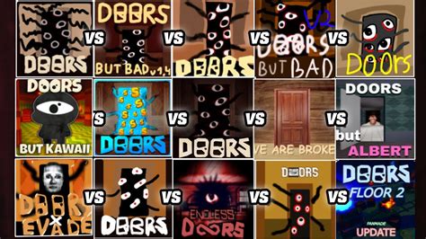 ROBLOX Doors VS Doors Kawaii Alpha Youtuber Worse Floor2 Evade V1 4