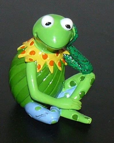 Kermit Muppets Mini Figurine Romero Britto Disney Original Frete Grátis