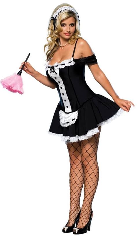 Adult Dust Bunny Sexy French Maid Costume Candy Apple