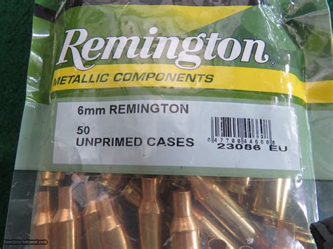 Remington 6mm Remington Brass