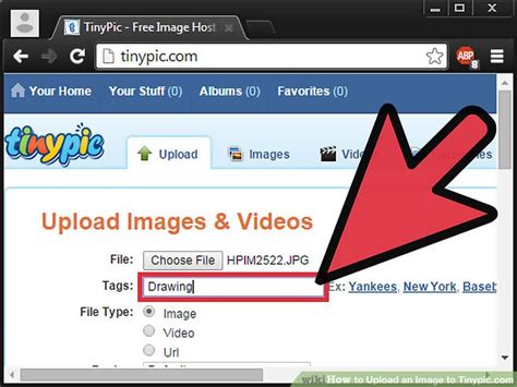 How To Upload An Image To 7 Steps With Pictures