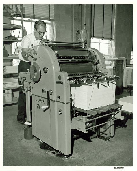 Aph Large Type Printing Press Chronology