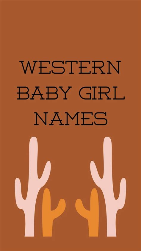 Western Baby Names Western Baby Baby Girl Names Baby Names Baby