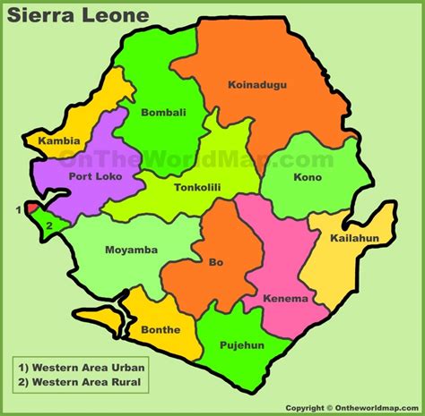 Map Of Sierra Leone Photos Cantik