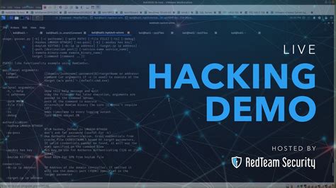 Redteam Security Live Hacking Demonstration Youtube