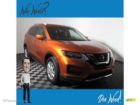 2019 Monarch Orange Metallic Nissan Rogue Sv Awd 134690812 Photo 20