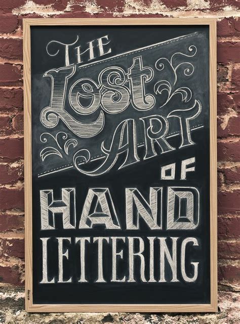 Incredible Typographic Chalk Drawings Typography Inspiration