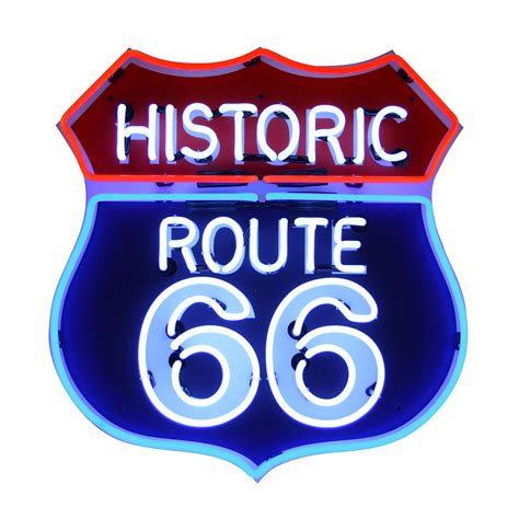 Summit Ts 5rt66b Historic Route 66 Neon Sign Summit Racing