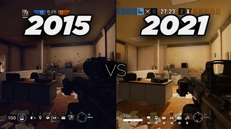 Rainbow Six Siege Graphics Comparison 2015 Vs 2021 S4 Youtube