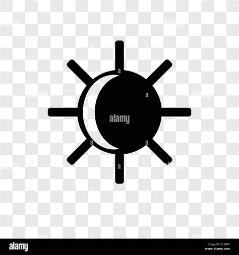 Sun Vector Icon Isolated On Transparent Background Sun Transparency