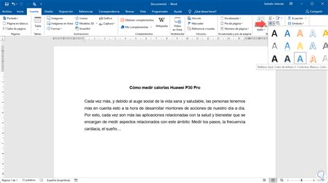 Cómo Curvar Un Texto En Word 2019 O 2016 ️ Solvetic