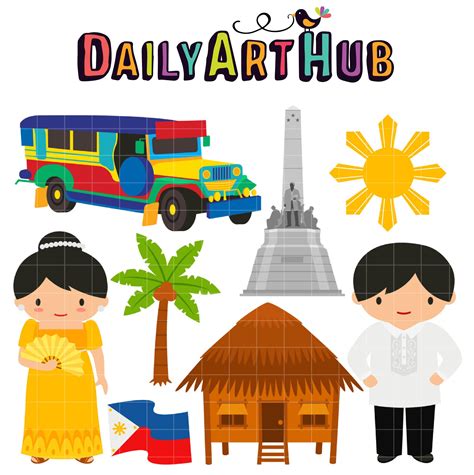 Free More Fun In The Philippines Clip Art Set Available For Free