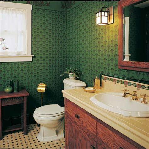 Cfa voysey, was benson, ernest gimson and the birmingham guild of handicraft. Modest Arts & Crafts Bungalow Bathroom - Restoration ...