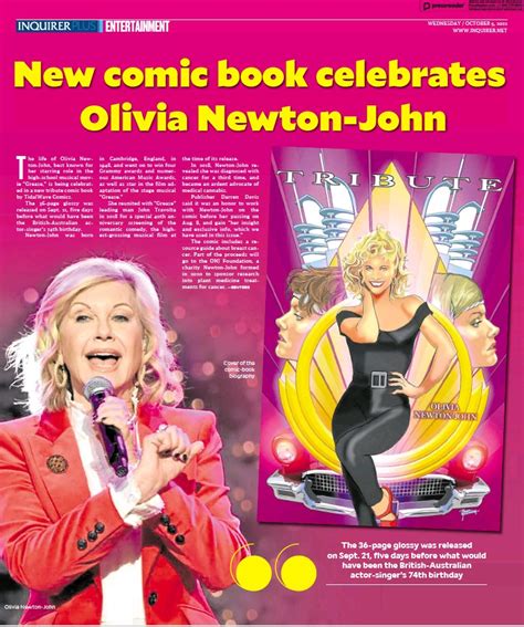 New Comic Book Celebrates Olivia Newton John Pressreader