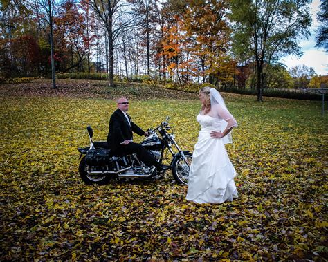 Harley Davidson Wedding Michigan Wedding Photography Affordable