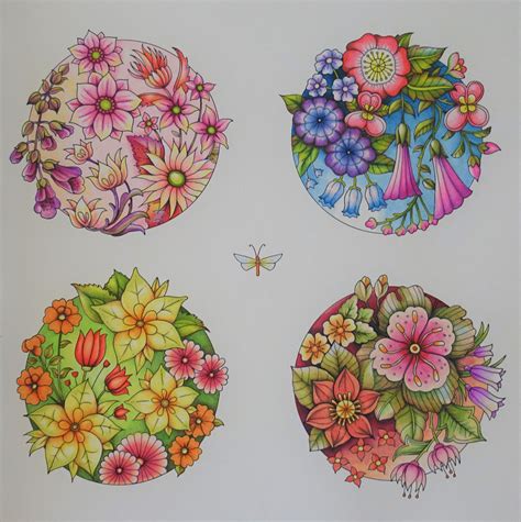 World of flowers by johanna basford pencils: Book Review: World of Flowers - Live Eat Colour in 2020 ...