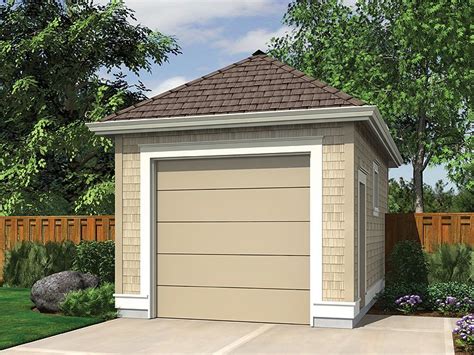 1 Car Garage Plans Single Car Garage Plan 034g 0016 At