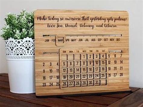 35 Gorgeous Diy Desk Calendar Ideas Diy Wooden Projects Diy Desk