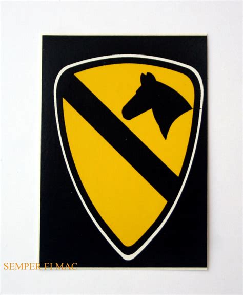 1st Cavalry Division Army Bumper Sticker Pin Fort Hood Ebay
