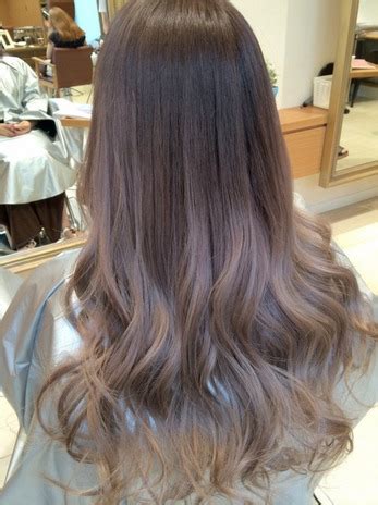 This is the same idea, but with all natural hair colours instead of something bright and bold. ash brown ombre | Tumblr