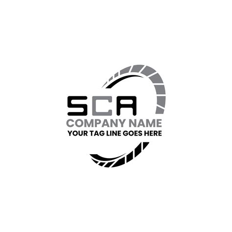 Sca Letter Logo Vector Design Sca Simple And Modern Logo Sca