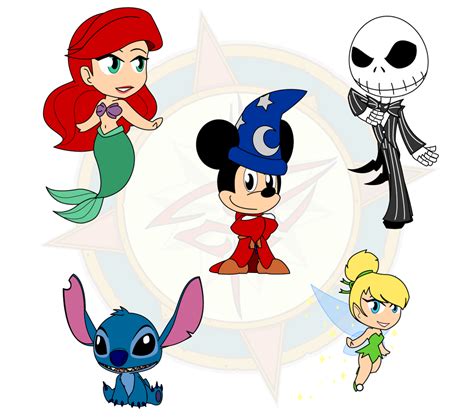 Assorted Chibis Disney Collection By Dragon Fangx On Deviantart